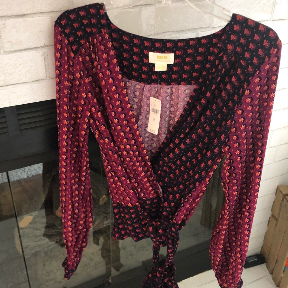 Maeve by Anthropologie Wrap Top